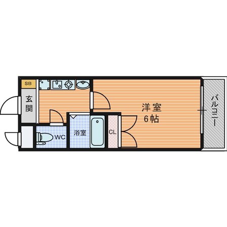 ラナップスクエア天満プライムの物件間取画像